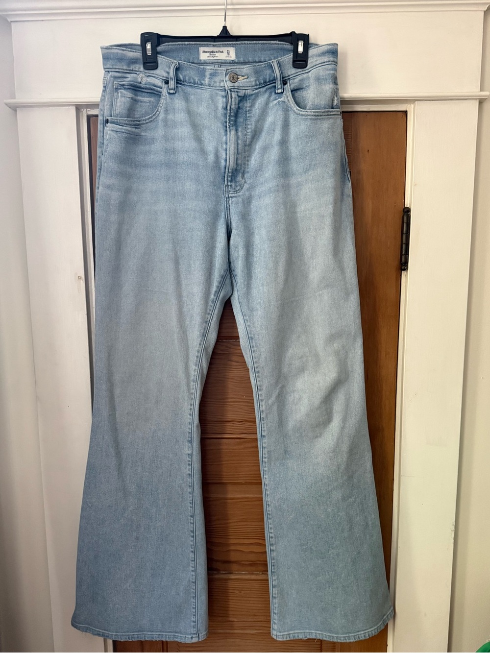 Abercrombie & Fitch Light Blue Flare Jeans